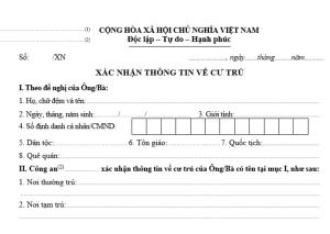 Bản xác nhận