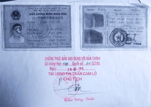 Công chứng CMNDCCCD