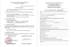 Giấy uỷ quyền là gì? Hướng dẫn thủ tục uỷ quyền đúng cách 2 Mẫu giấy uỷ quyền