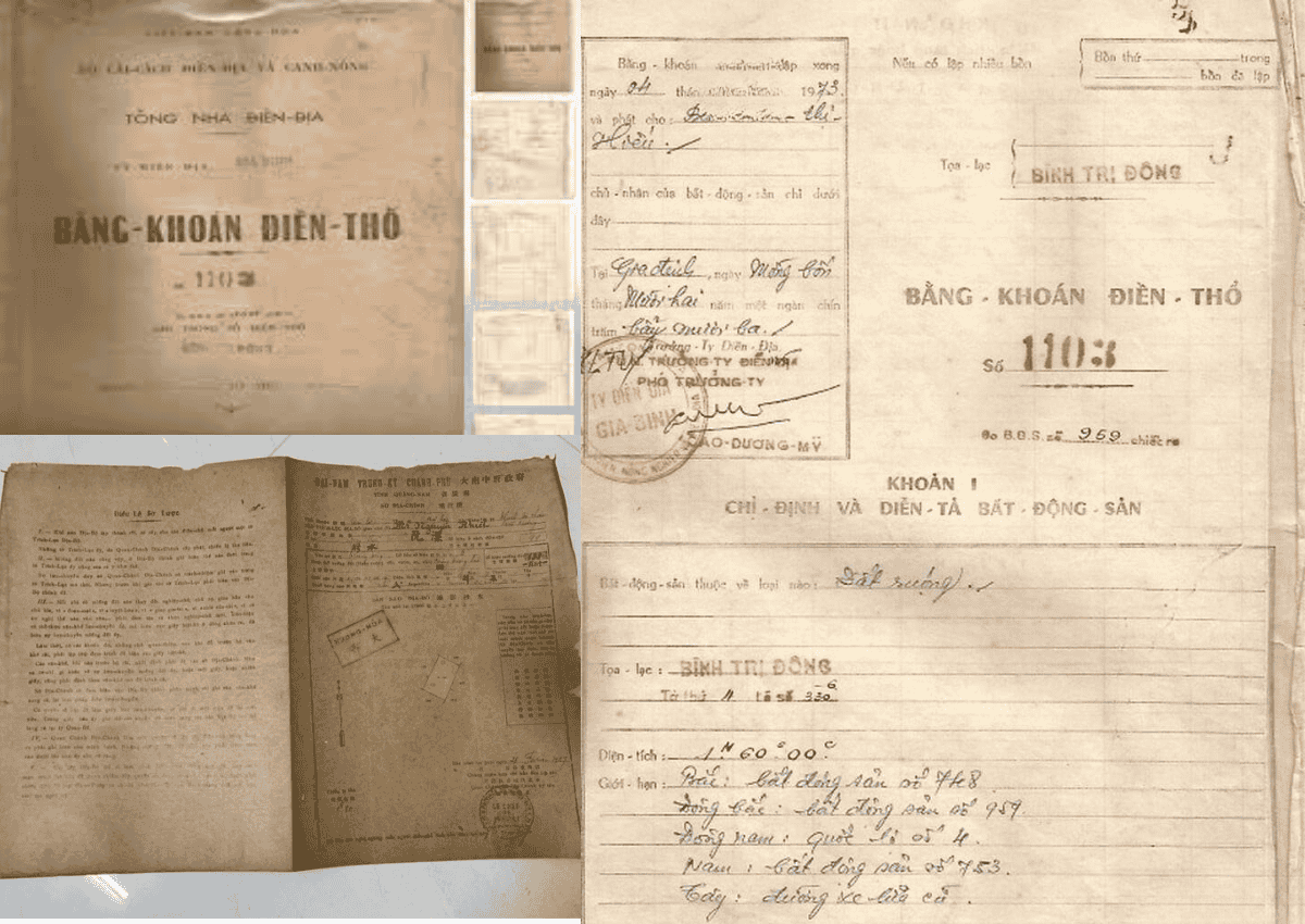 Bằng khoán đất