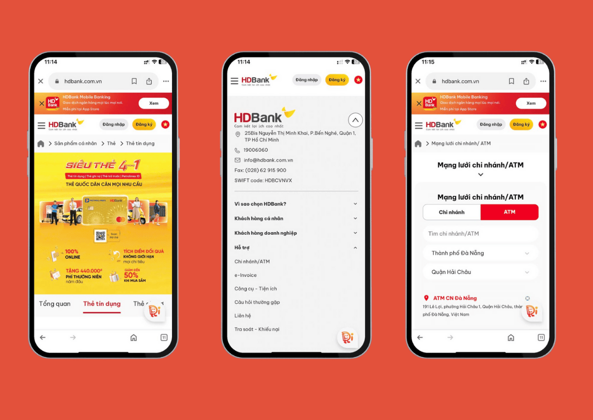 Địa chỉ ATM HDbank gần đây: Hướng dẫn tìm kiếm "HDbank near me" an toàn nhất 2 Tìm qua Website HDBank (Mạng lưới giao dịch)