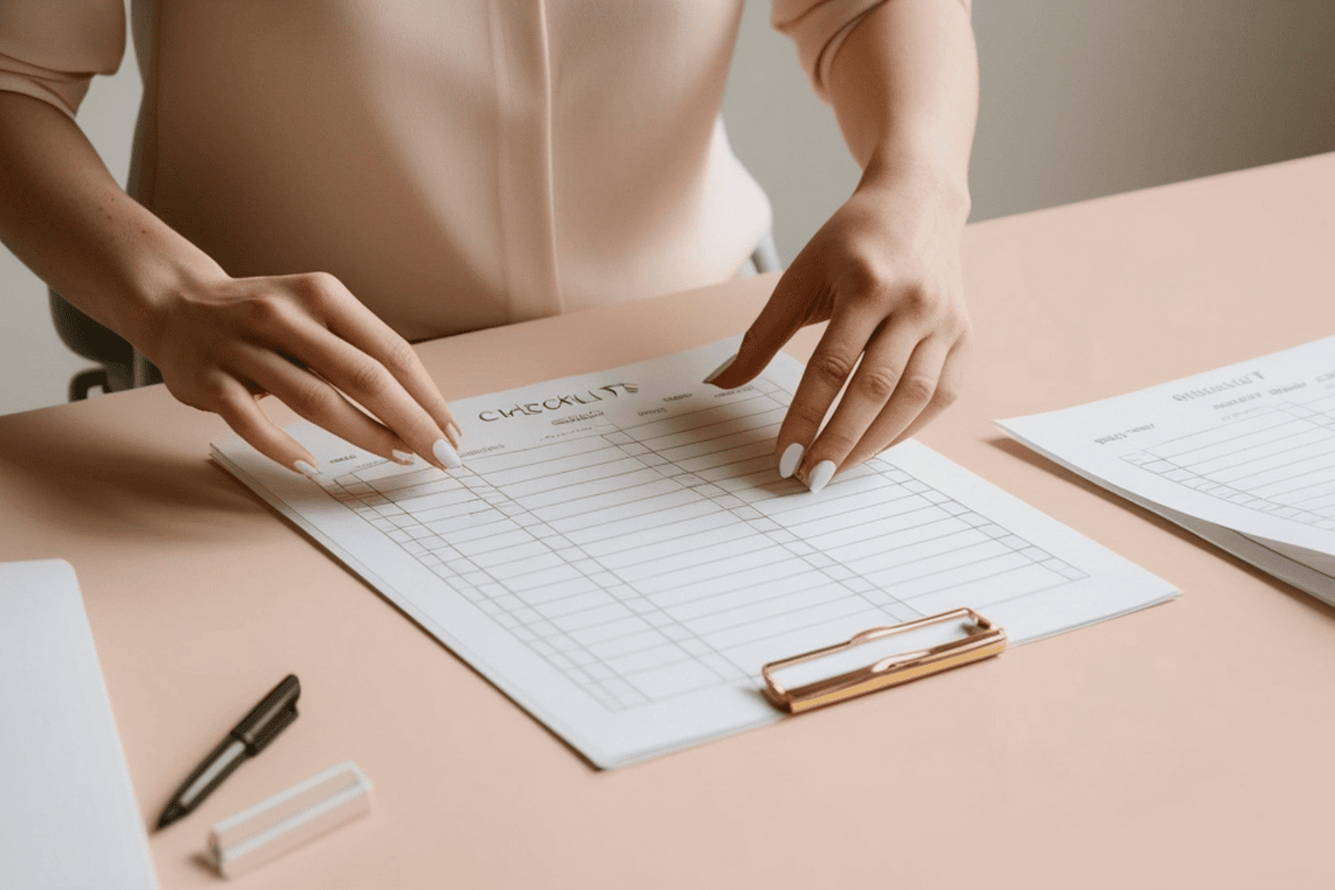 Checklist hồ sơ và cấu trúc đơn xin thẻ chuẩn