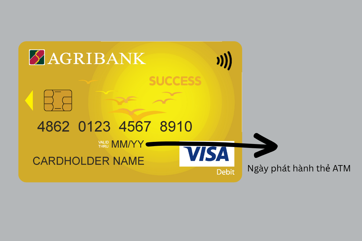 Kiểm tra ngày phát hành thẻ ATM Agribank